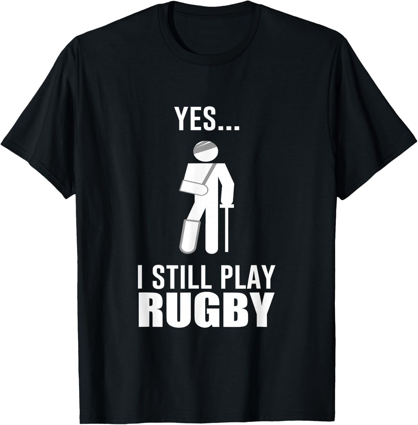 Funny Rugby Definition Team I Still Play Rugby Player T-Shirt - T-Shirt | Black