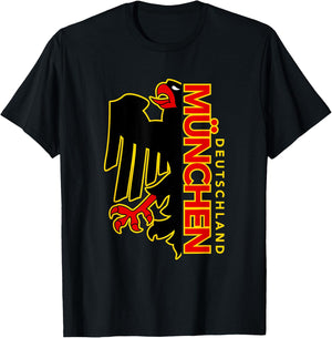 Munich Germany Eagle T-Shirt - T-Shirt | Black
