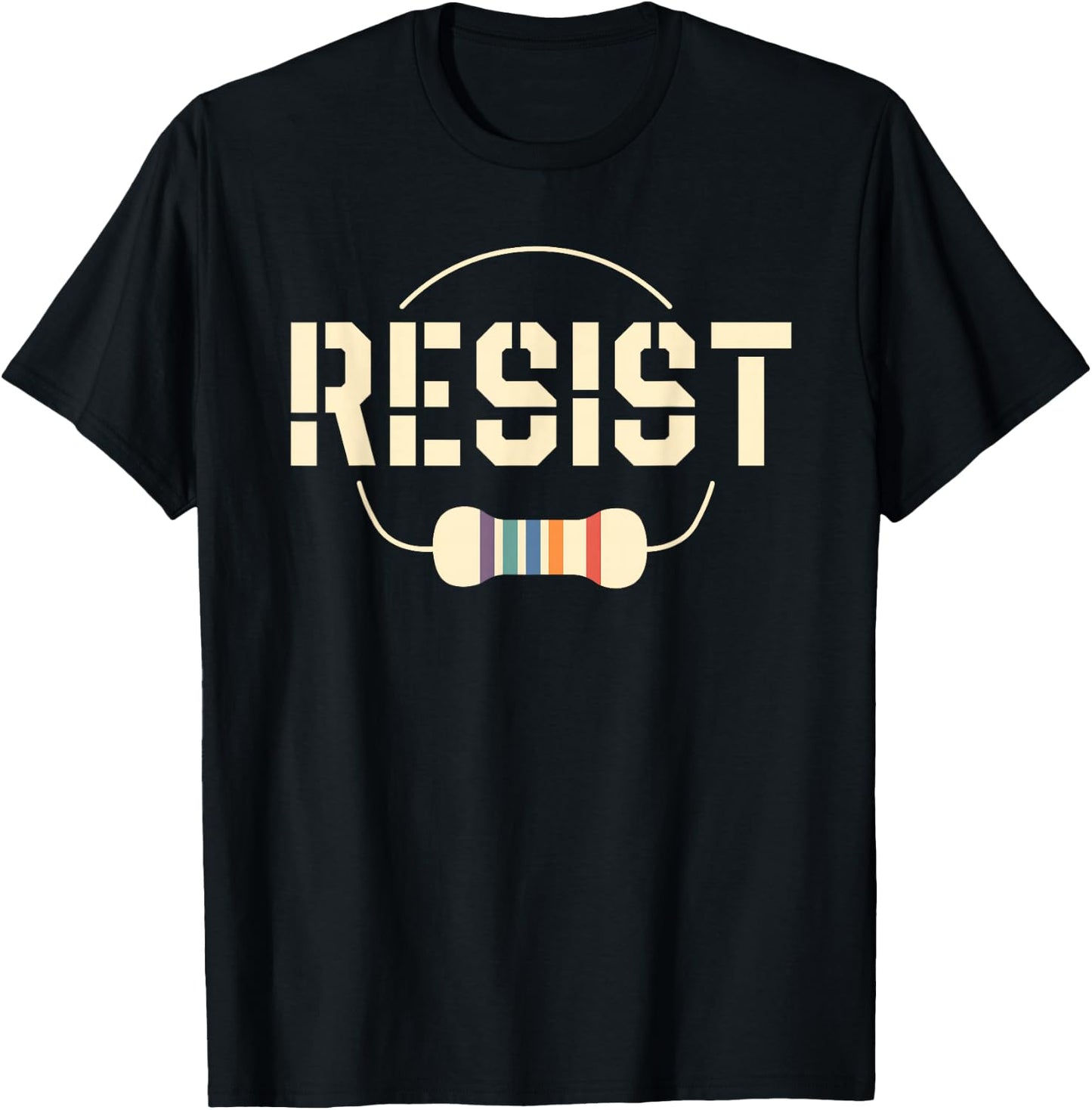 Gift Electrical Engineer Graduate Men Resist Circuit T-Shirt - T-Shirt | Black