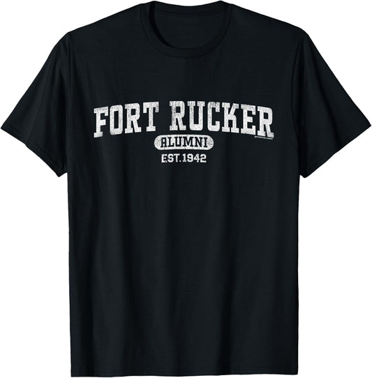 GS Military Designs Fort Rucker Alumni US Army Aviation Post, Darks , Black, Small T-Shirt - T-Shirt | Black
