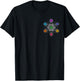 Metatronscube, sacred geometry, chakra, yoga, symbol, 4D T-Shirt - T-Shirt | Black