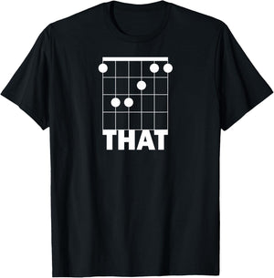 F That Funny Guitar Chord T-Shirt - T-Shirt | Black