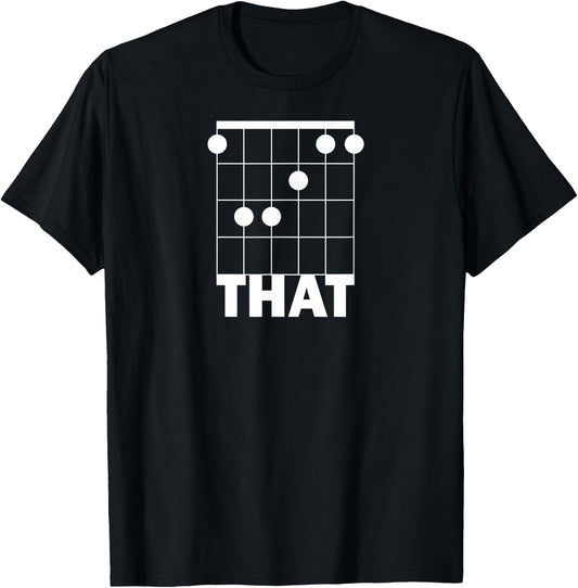 F That Funny Guitar Chord T-Shirt - T-Shirt | Black