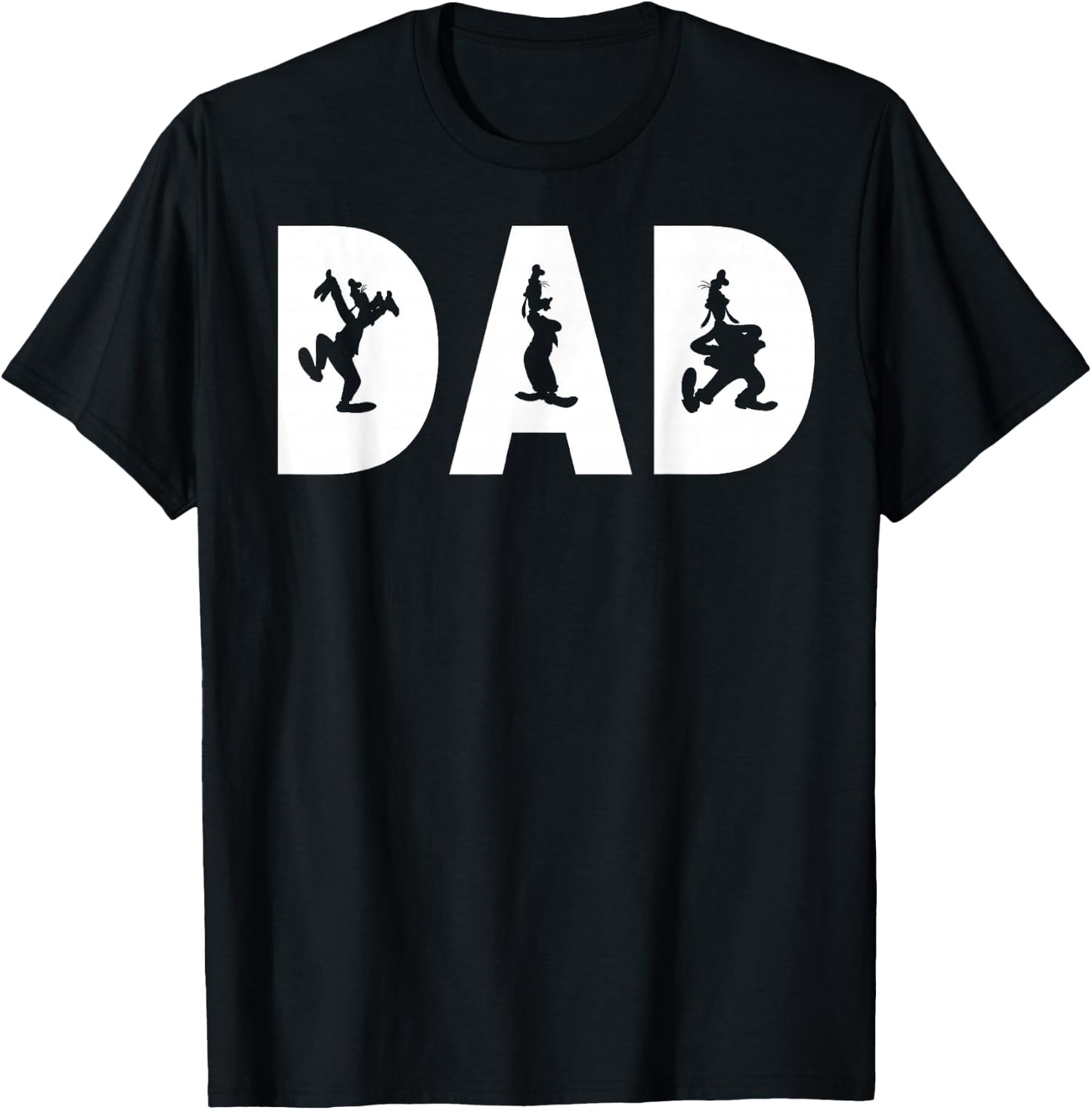 Disney Mickey and Friends Father's Day Goofy Dad Fill Small T-Shirt - T-Shirt | Black