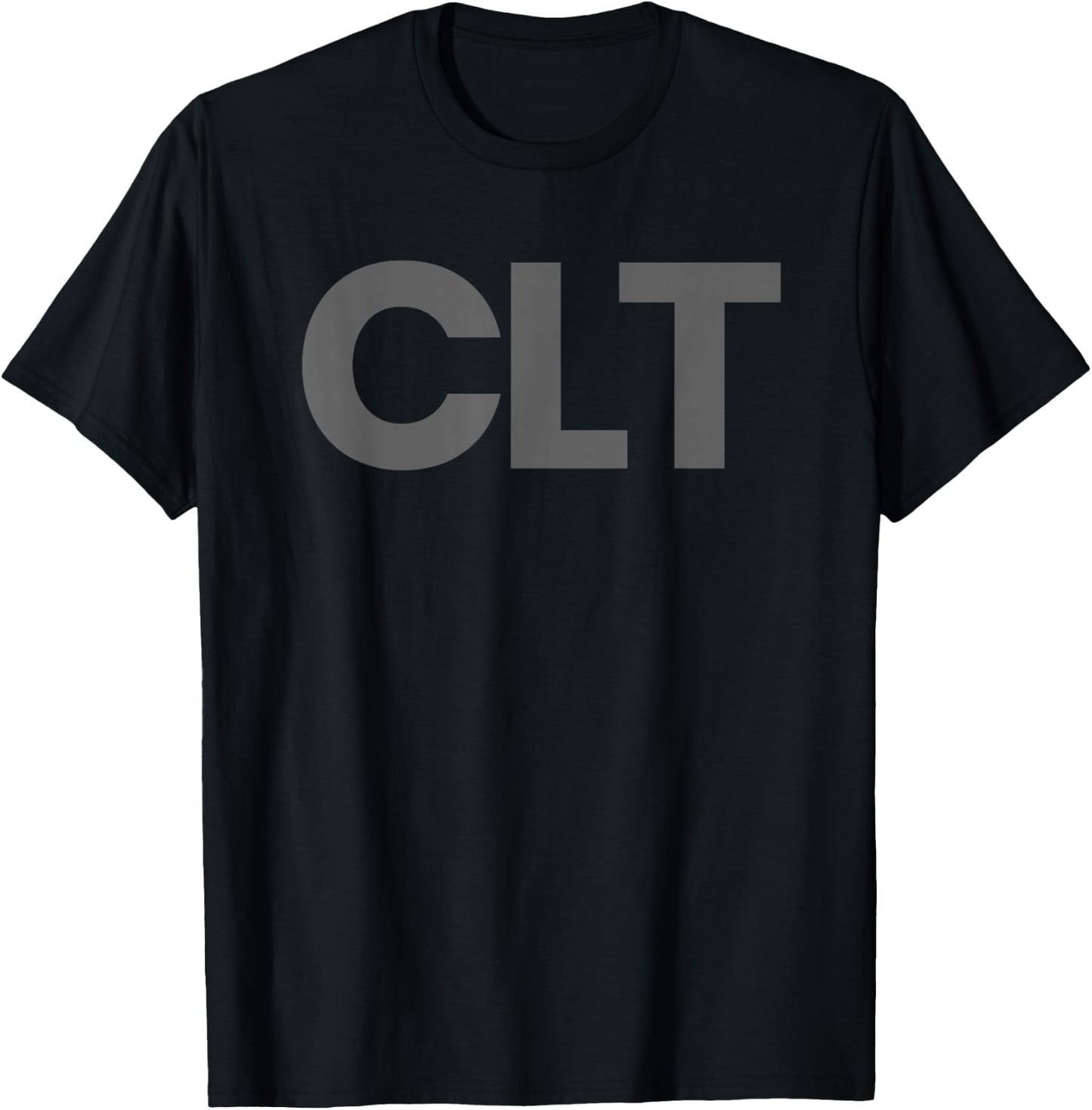 Charlotte NC CLT Retro Throwback Men Women Souvenir T-Shirt - T-Shirt | Black