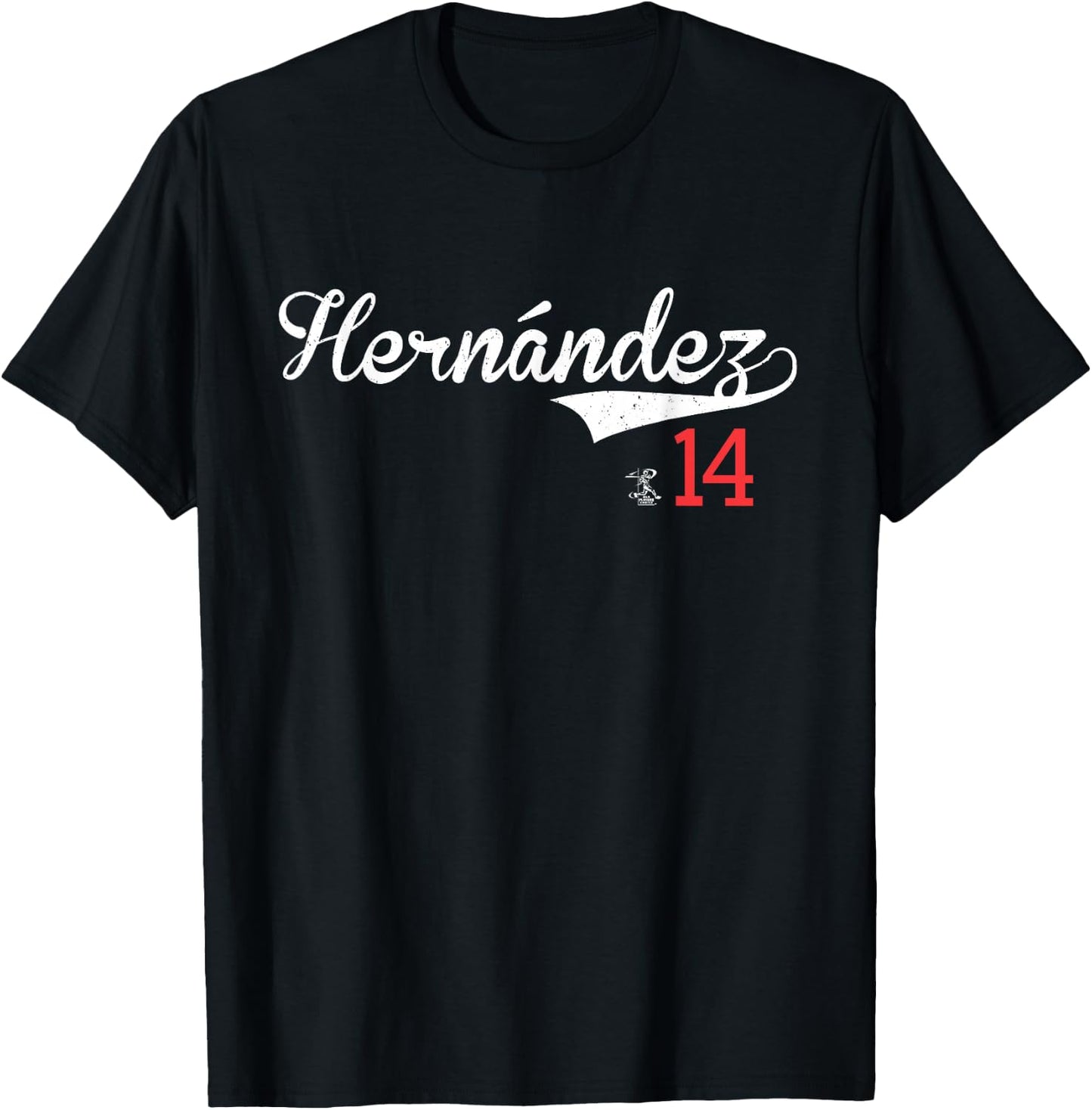 Kike Hernandez Vintage Gameday T-Shirt - T-Shirt | Black