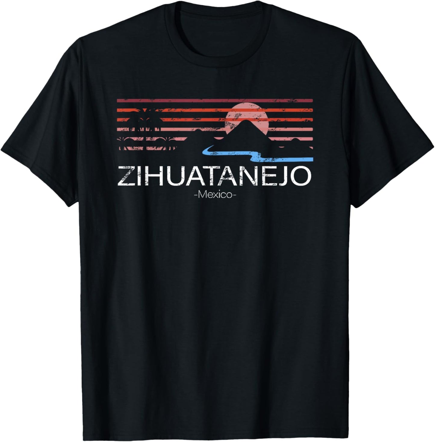 Zihuatanejo Mexico T-Shirt - T-Shirt | Black