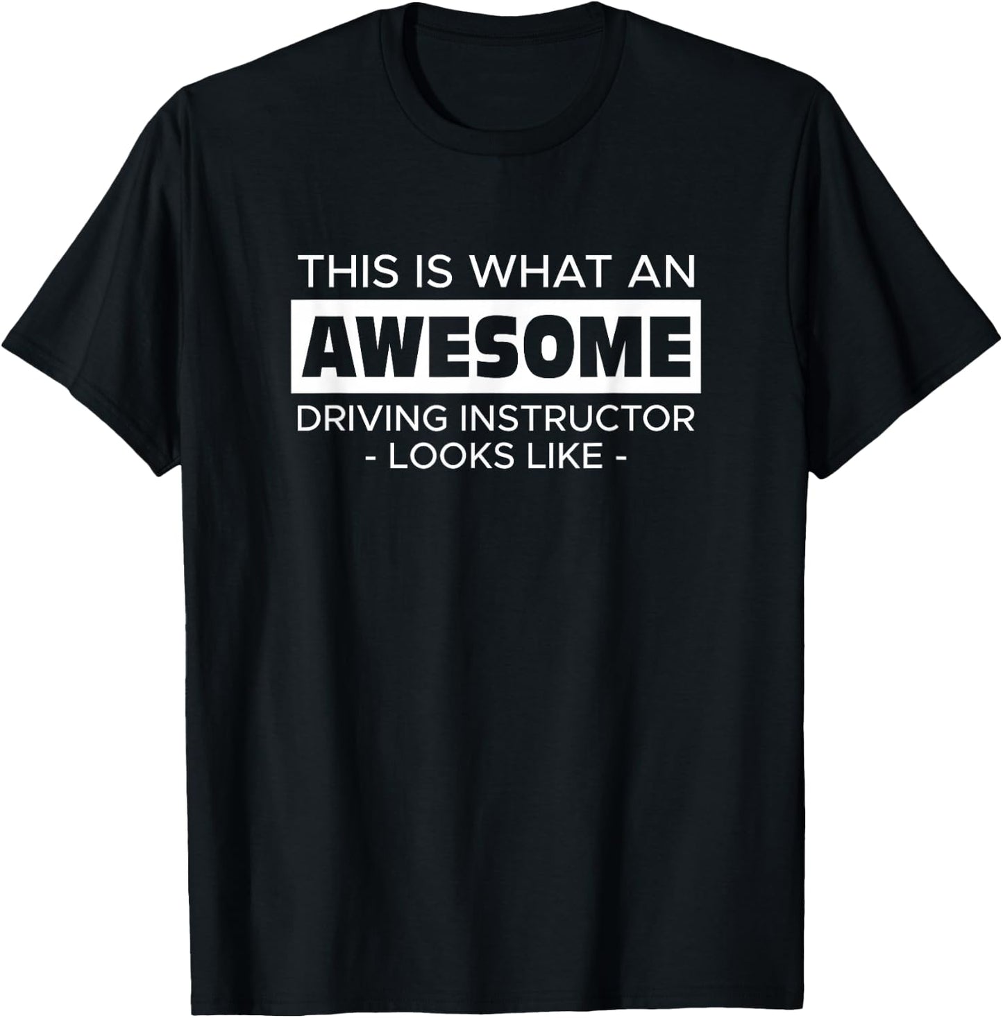 Driving instructor driving school gift car driving licence driving student T-Shirt - T-Shirt | Black