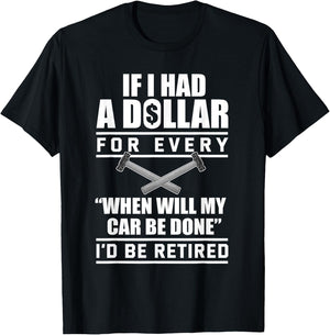 Funny Auto Body Technician , Small, Black T-Shirt - T-Shirt | Black