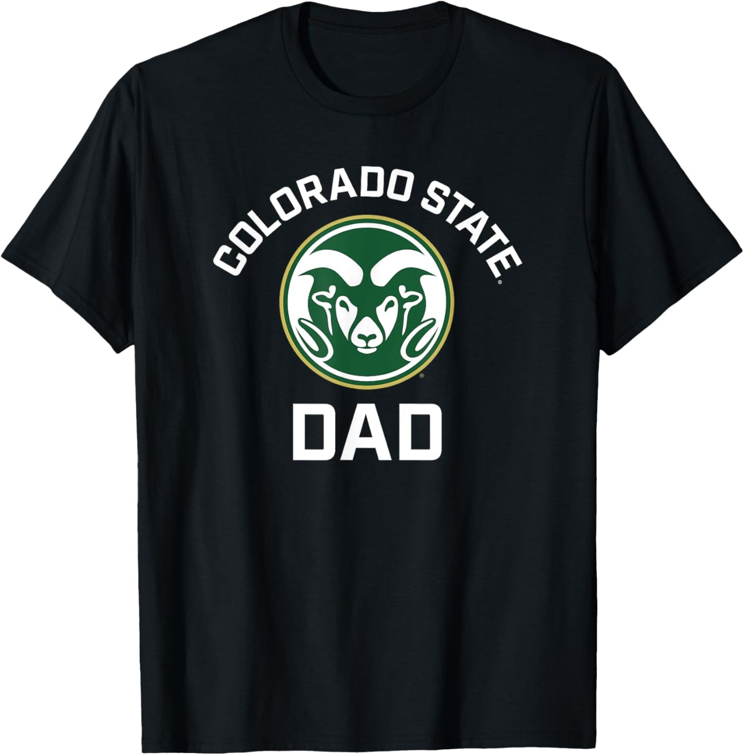 Colorado State University Rams Arched Dad T-Shirt - T-Shirt | Black