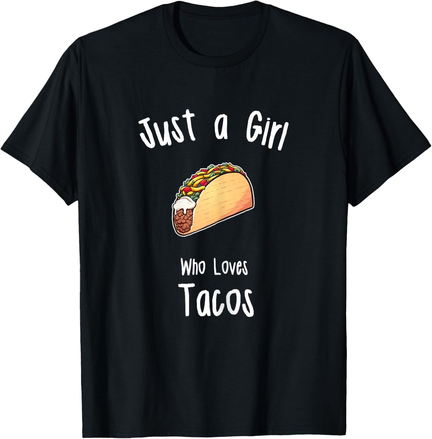 Girls Taco Shirt | Girls Taco T-Shirt - T-Shirt | Black