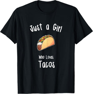 Girls Taco Shirt | Girls Taco T-Shirt - T-Shirt | Black