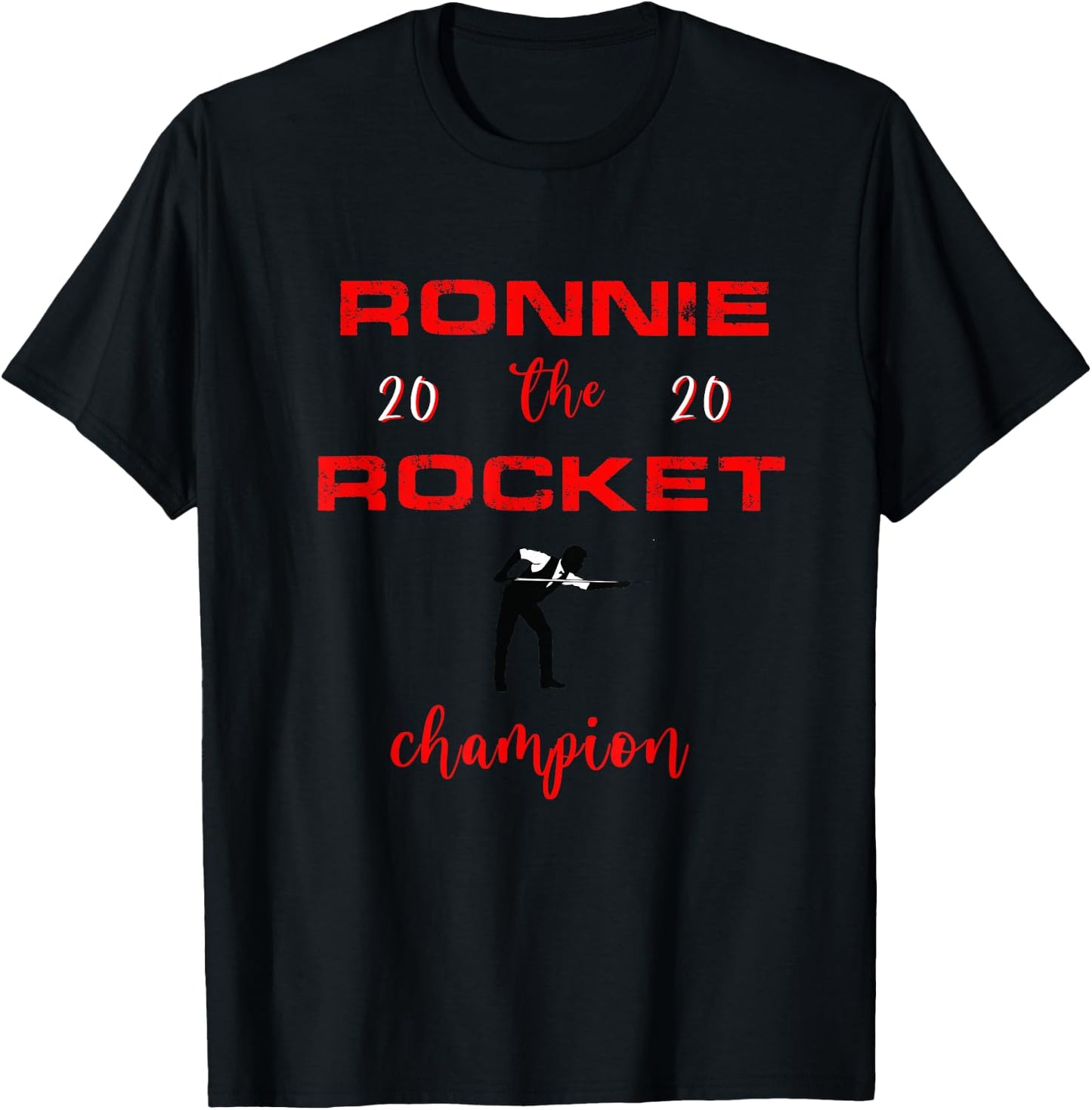 Ronnie Osullivan O'sullivan Snooker 2020 World Champion T-Shirt - T-Shirt | Black