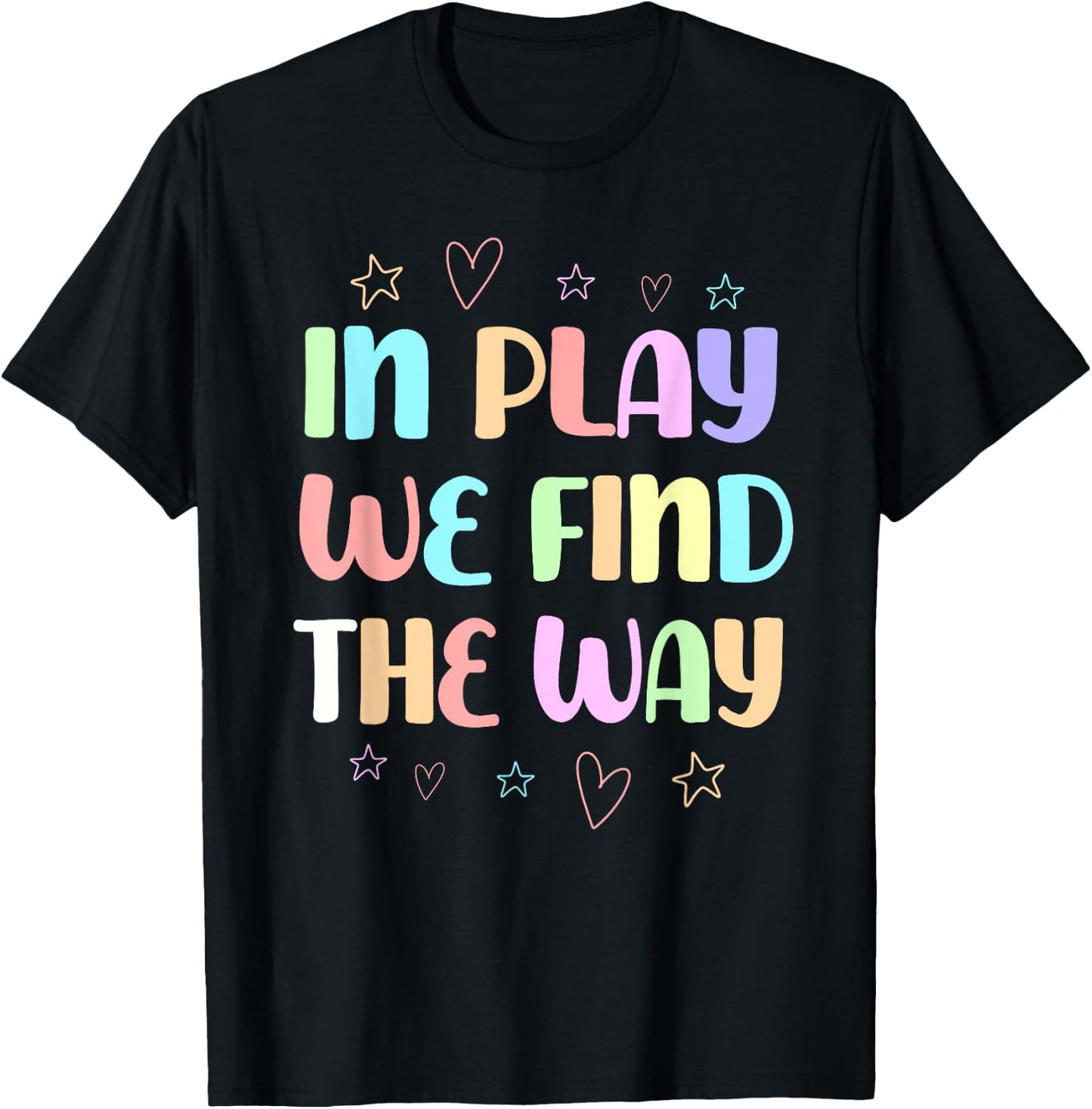 Funny Play Therapist Quote Child Behavioral Therapy T-Shirt - T-Shirt | Black