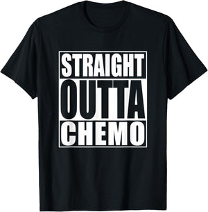 Straight Outta Chemo T-Shirt - T-Shirt | Black