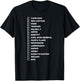 Beard Measurement Chart Funny Bearded Guy Soul Patch Length T-Shirt - T-Shirt | Black