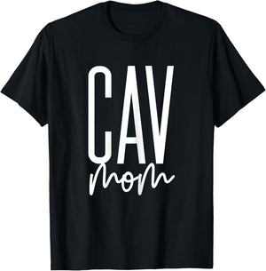 Cav Mom Cavalier King Charles Spaniel Cav Dog Cute Cav T-Shirt - T-Shirt | Black