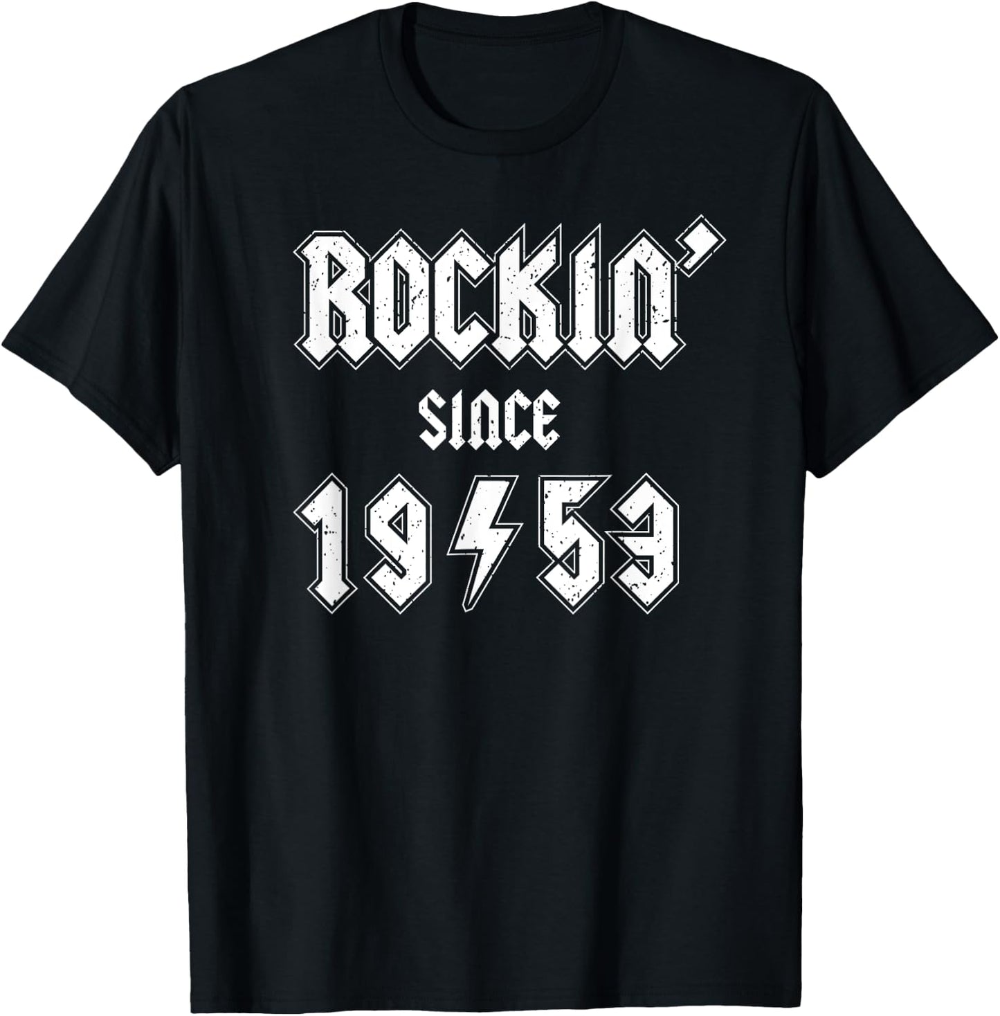 Rockin' Since 1953, Gen X Boomer Rocker Celebrate Birth Year T-Shirt - T-Shirt | Black