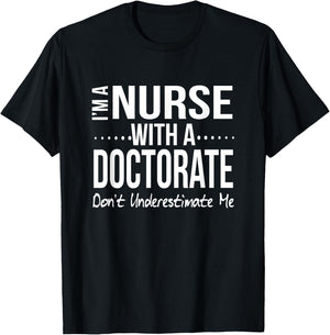Nurse Doctorate Gift Nursing Student Graduation Gift DNP T-Shirt - T-Shirt | Black
