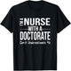 Nurse Doctorate Gift Nursing Student Graduation Gift DNP T-Shirt - T-Shirt | Black