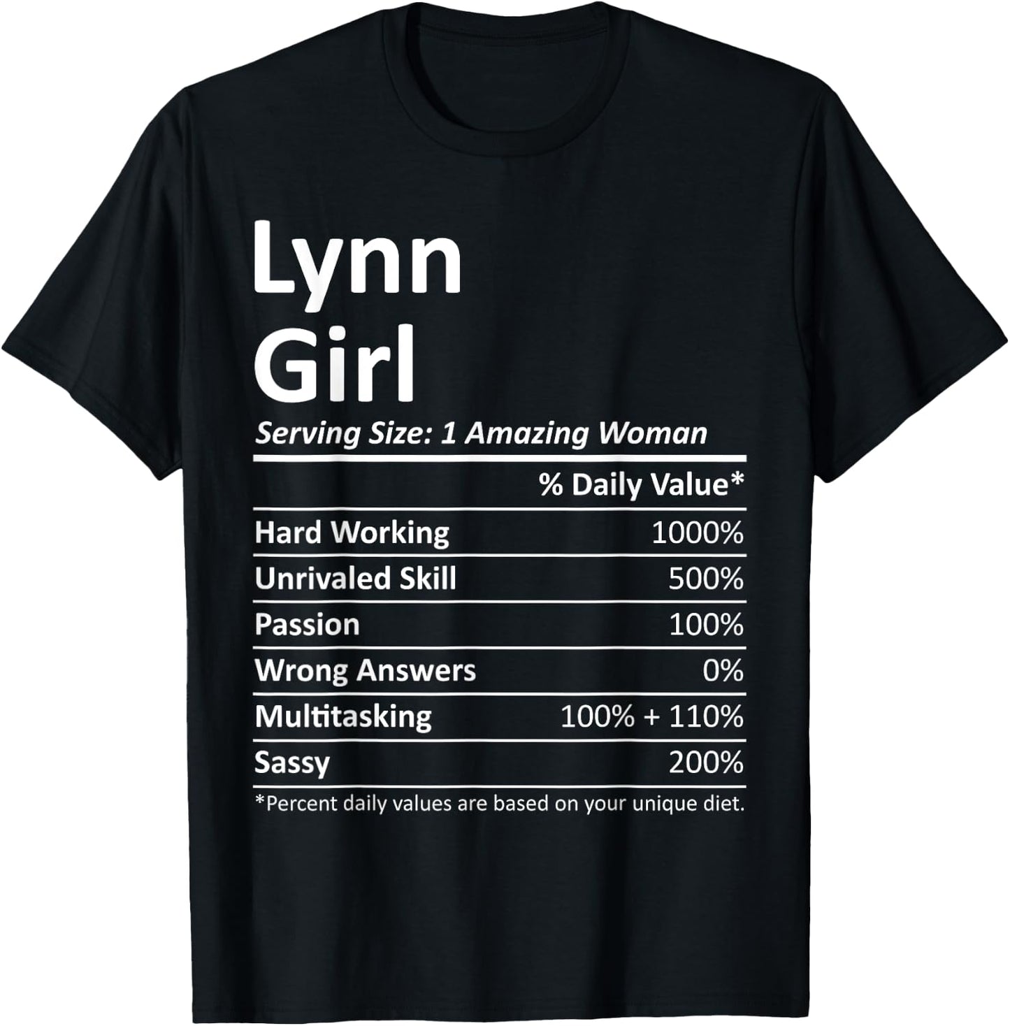 LYNN GIRL MA MASSACHUSETTS Funny City Home Roots USA Gift T-Shirt - T-Shirt | Black
