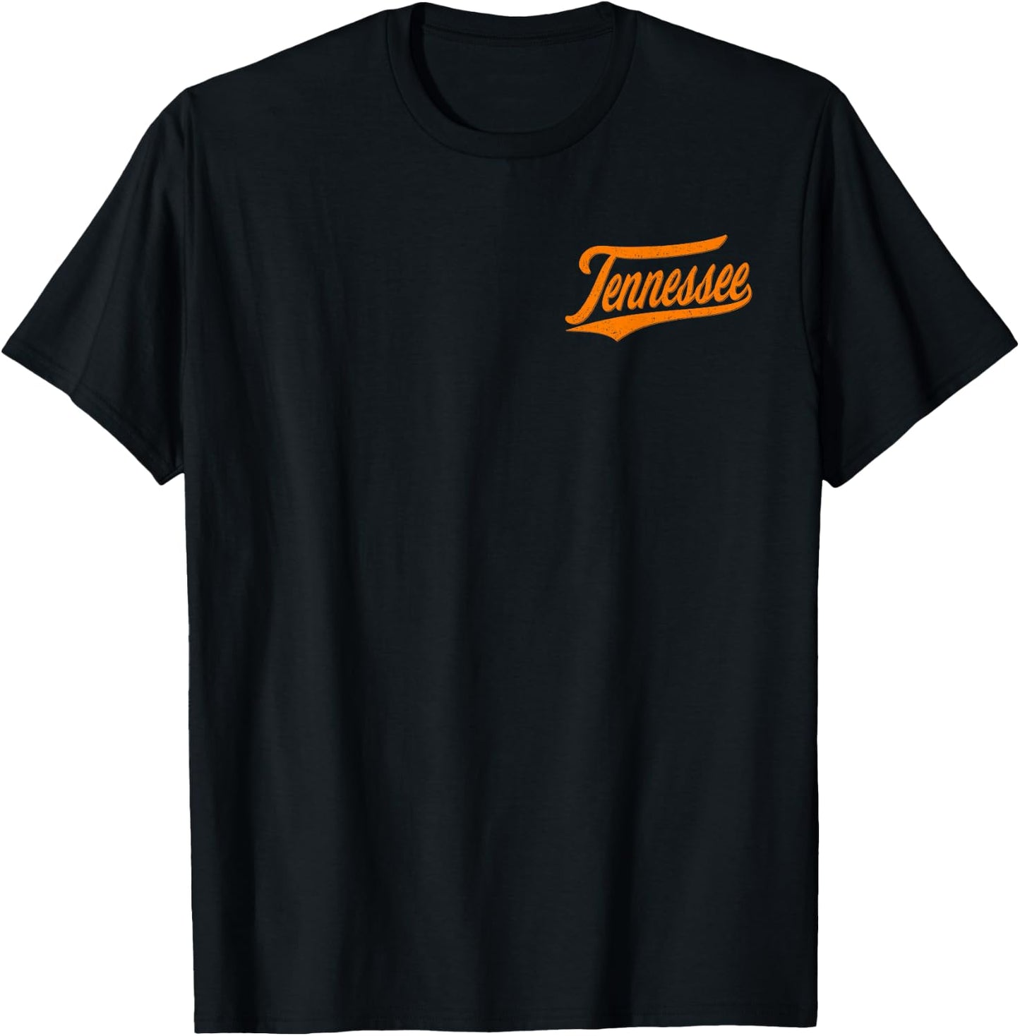 Tennessee Varsity Script Vintage Retro Sports Jersey Style T-Shirt - T-Shirt | Black
