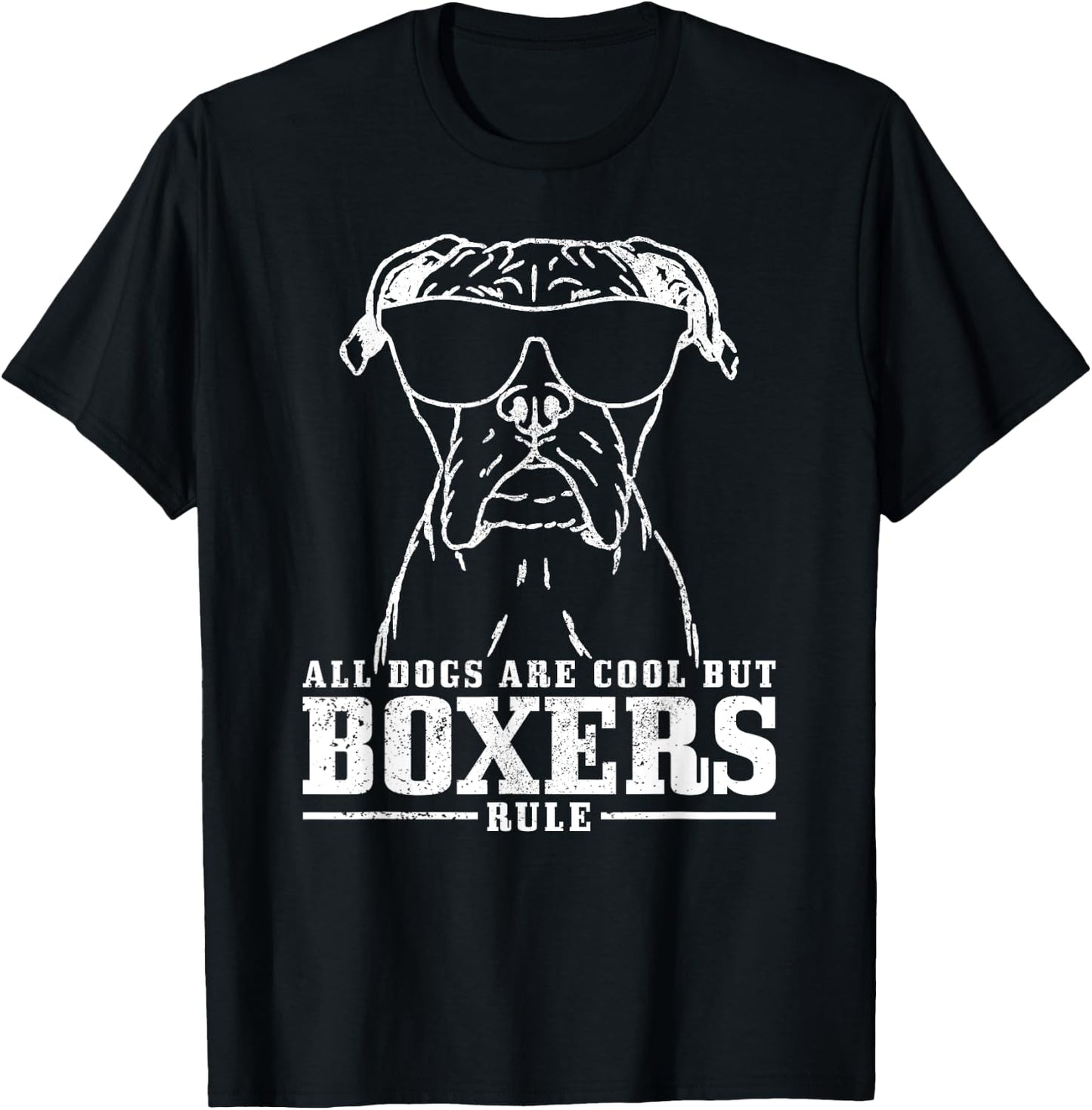 Boxer Saying Funny Dog Boxer Women Girls Kids T-Shirt - T-Shirt | Black