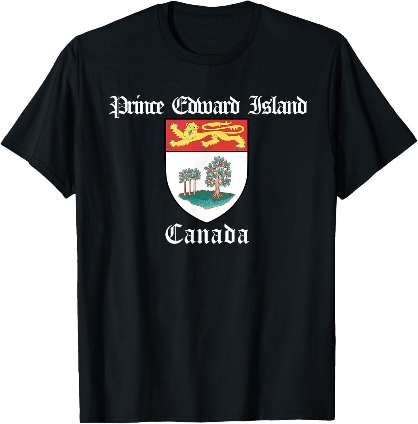 Coat of Arms - Prince Edward Island T-Shirt - T-Shirt | Black