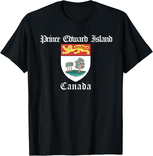 Coat of Arms - Prince Edward Island T-Shirt - T-Shirt | Black