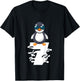 I Am Already 7 Years Old Penguin 7th Birthday T-Shirt - T-Shirt | Black