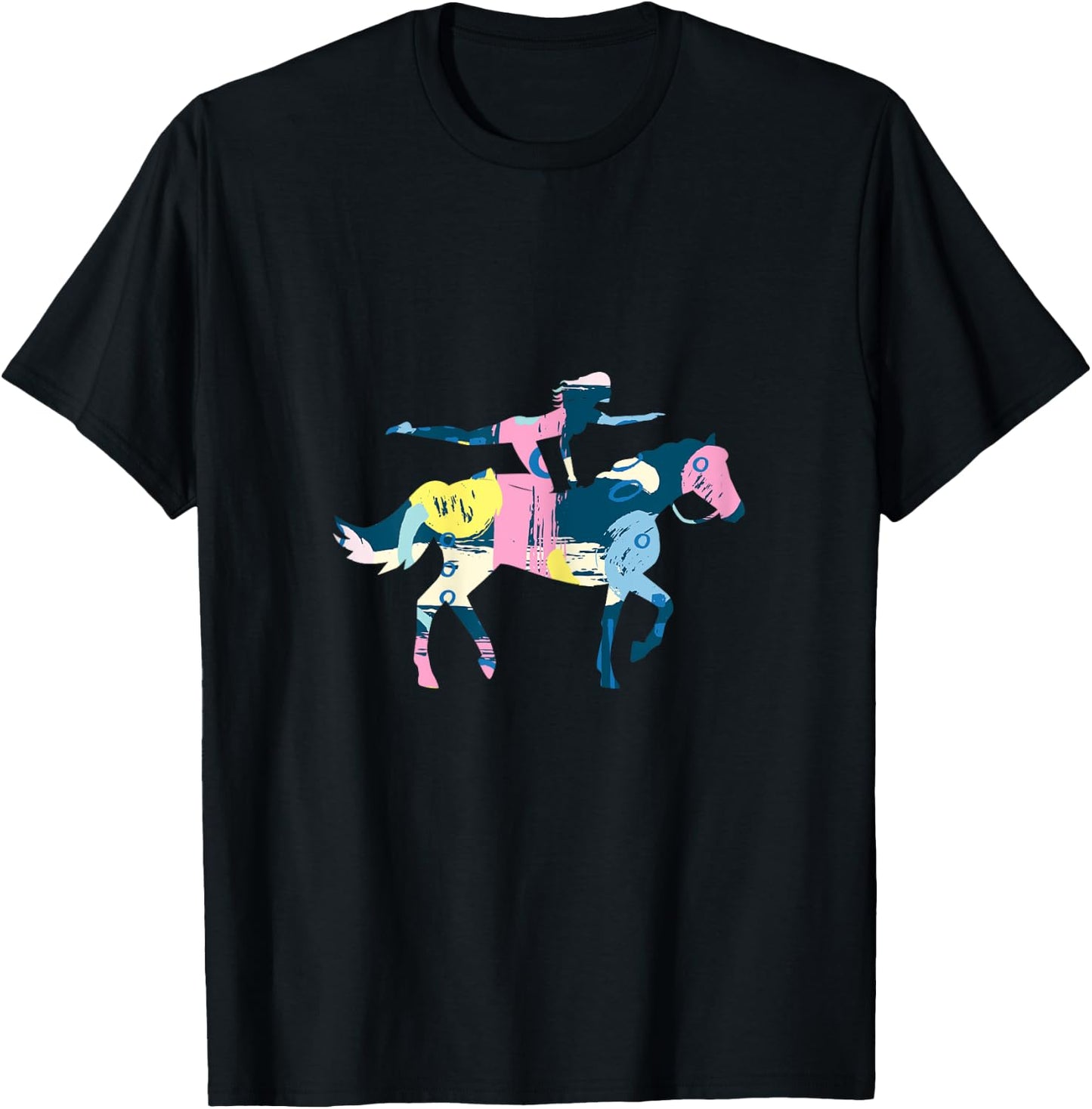 Vaulting Horse Sports Rider Volti Horse Riding Gift T-Shirt - T-Shirt | Black