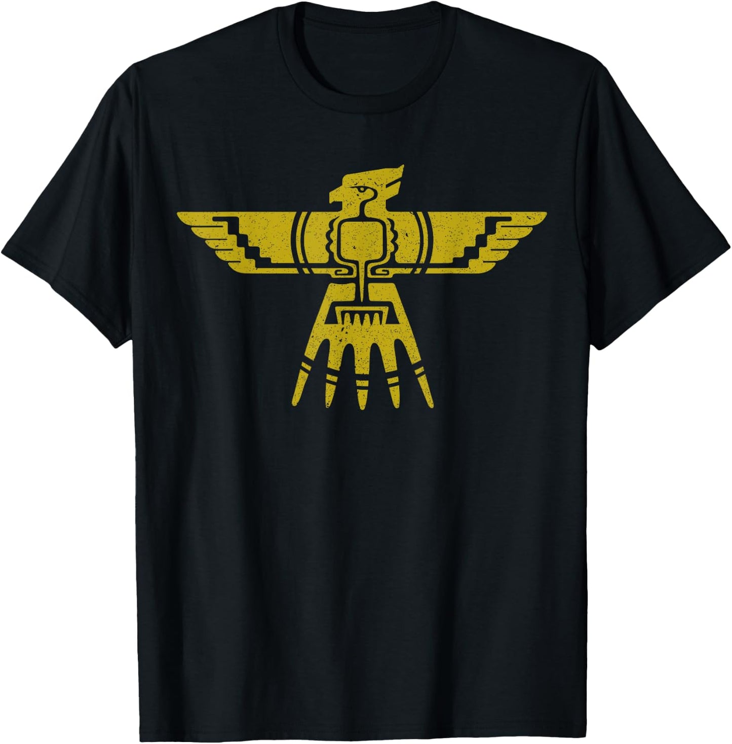 Native American Thunderbird Funny Tribal Art Gift Men Women T-Shirt - T-Shirt | Black