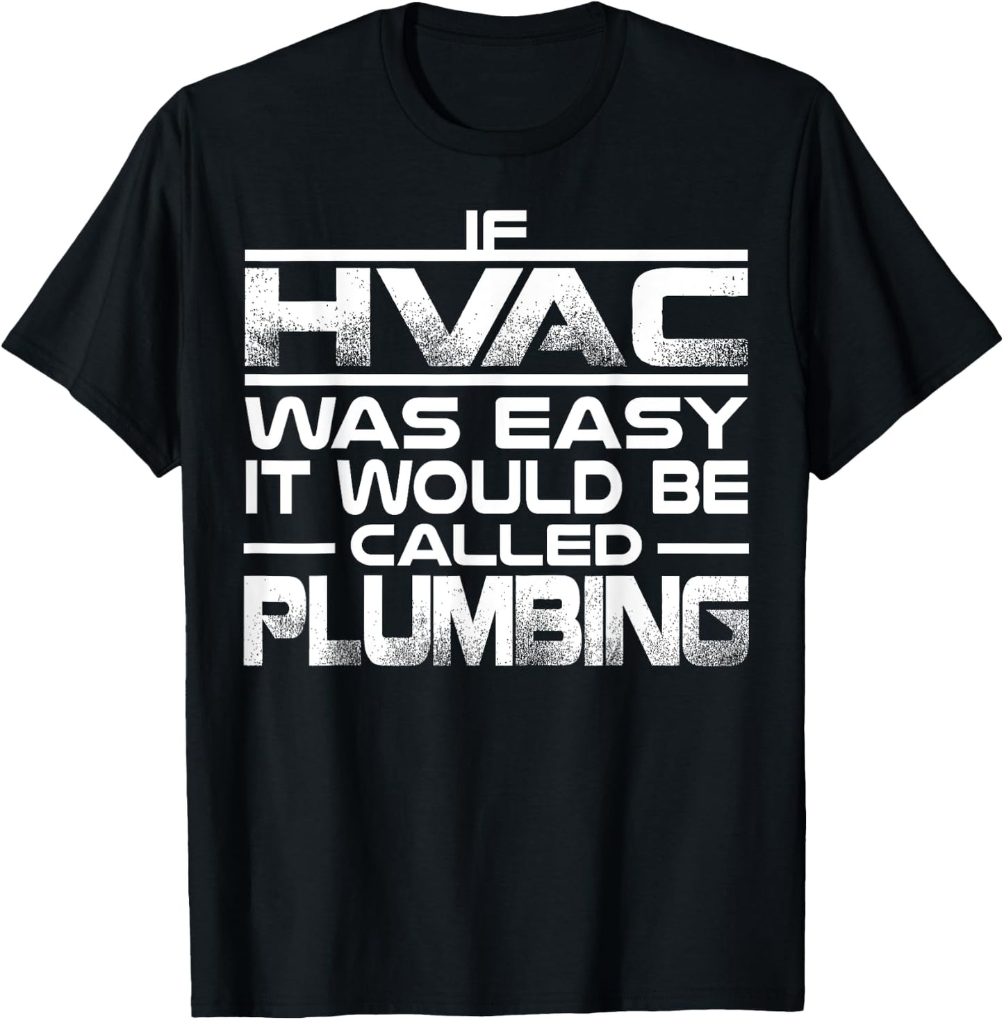 Funny HVAC Gift Cool HVAC Easy Technician Gag T-Shirt - T-Shirt | Black