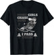 Some Girls Chase Boys I Pass Them | Funny Ski Racing Skier T-Shirt - T-Shirt | Black