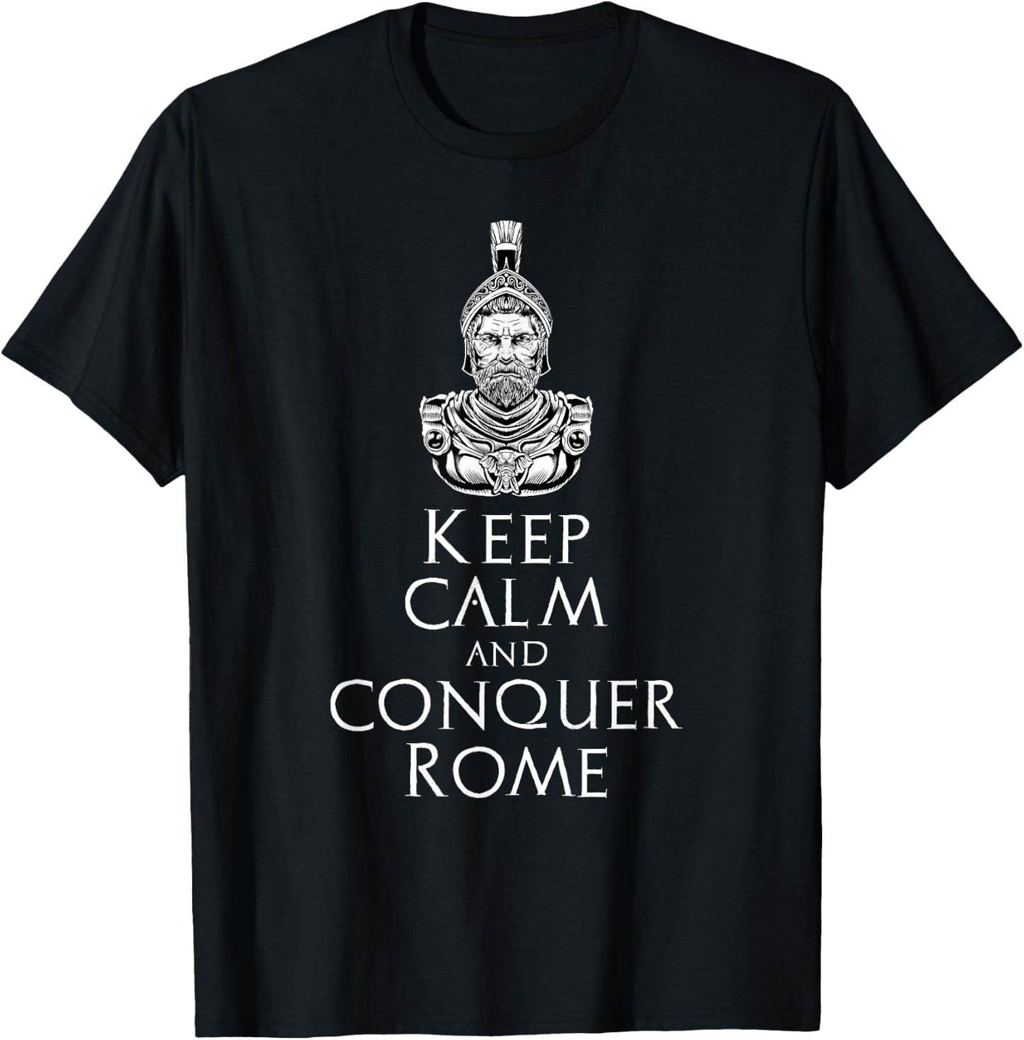 Hannibal Barca - Keep Calm And Conquer Rome - Carthage T-Shirt - T-Shirt | Black