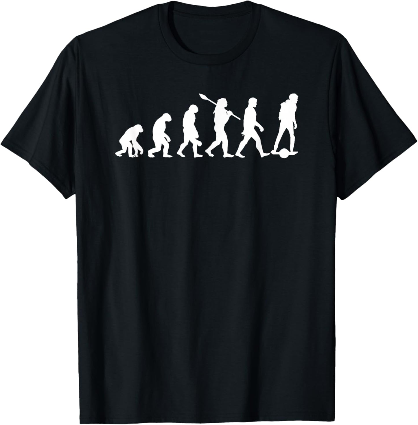 Onewheel Evolution Onewheeling Floating , Small, Black T-Shirt - T-Shirt | Black