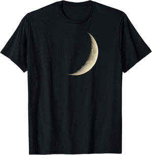 Beautiful Crescent Moon - Lunar Lovers T-Shirt - T-Shirt | Black