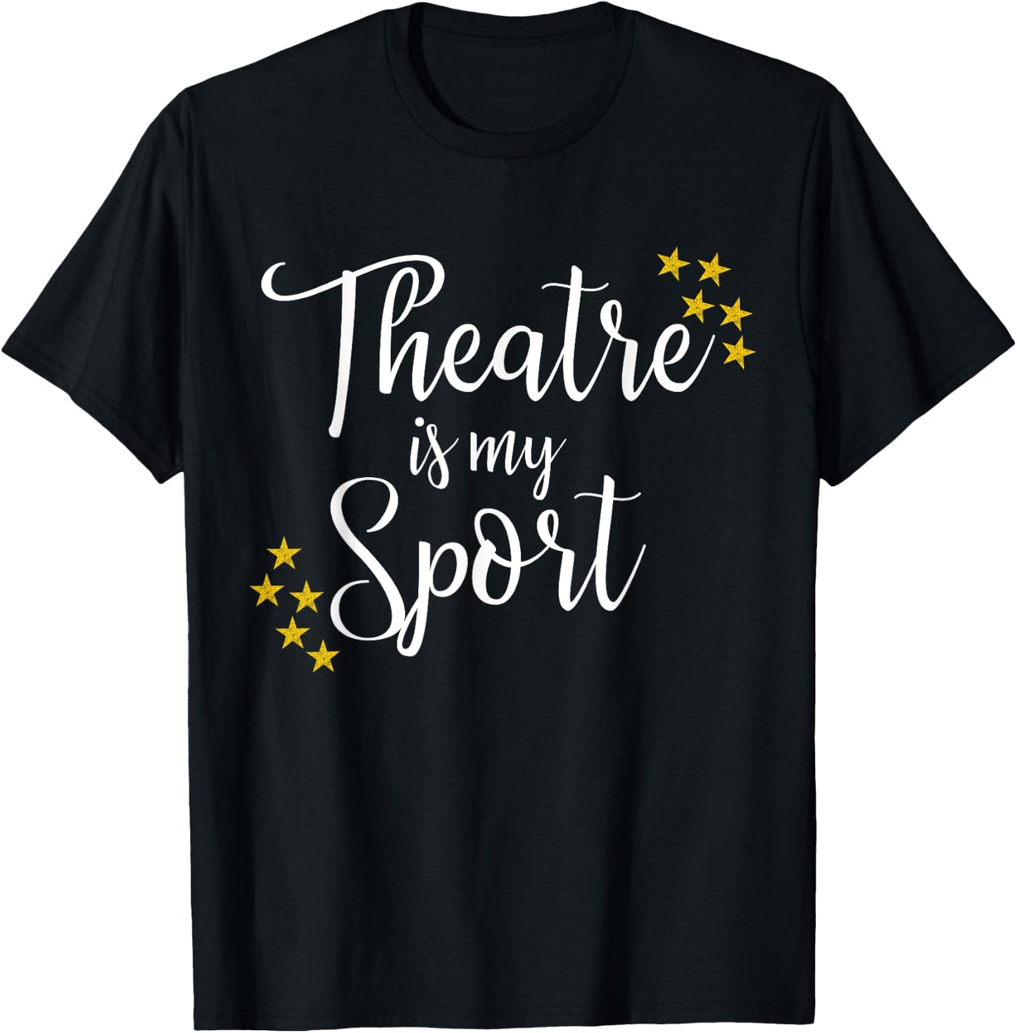 Theatre Is My Sport Musical Drama Teen Girls Youth Kids T-Shirt - T-Shirt | Black