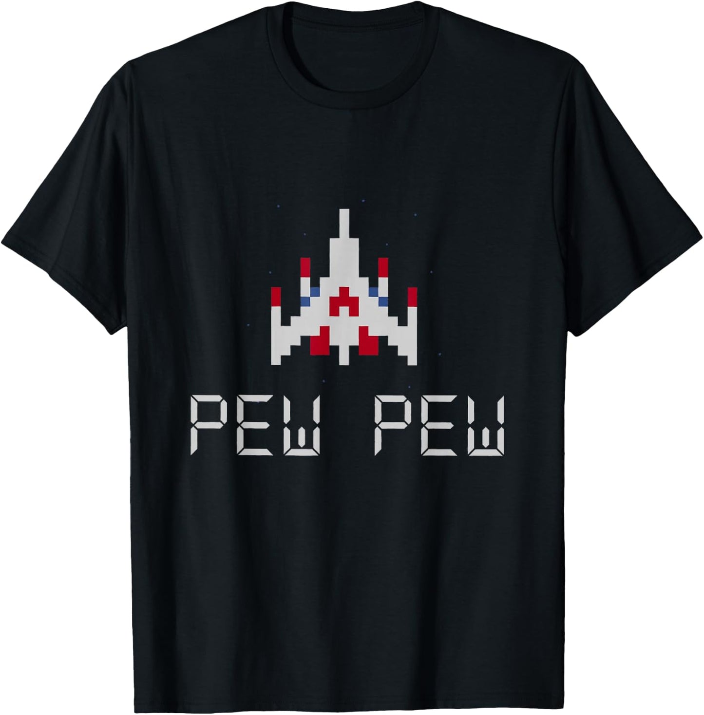Arcade Retro video game ship T-Shirt - T-Shirt | Black