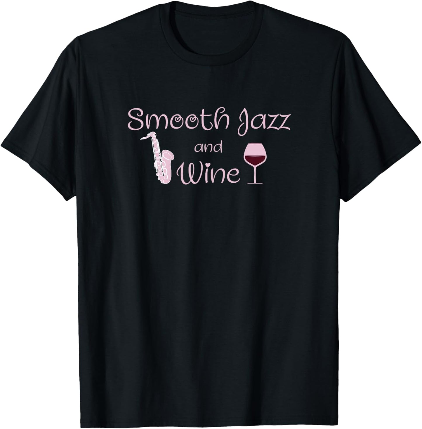 Smooth Jazz and Wine Jazz Music Festival Concert T-Shirt - T-Shirt | Black