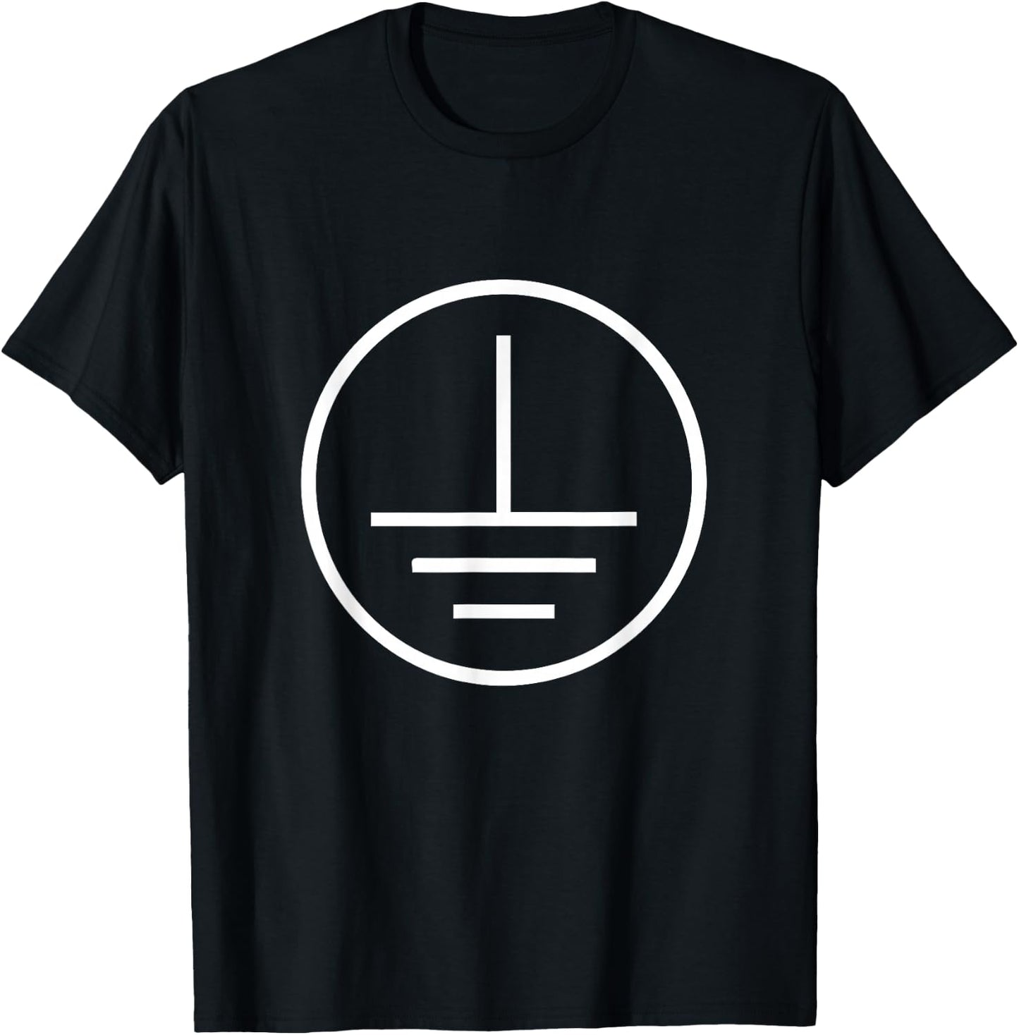 Electronic Electronics Stay Grounded Funny Electrical Engineer T-Shirt - T-Shirt | Black