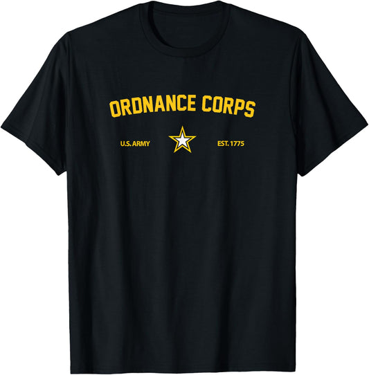 US Army Ordnance Corps T-Shirt - T-Shirt | Black