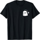 Tea Bag Pun Funny Play on Words Cute Graphic Design Tea T-Shirt - T-Shirt | Black
