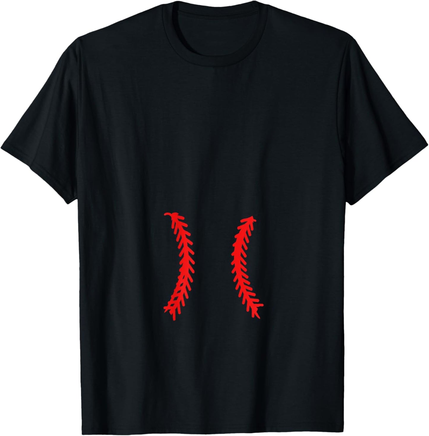 Pregnant Baseball Mom Pregnancy Announcement T-Shirt - T-Shirt | Black
