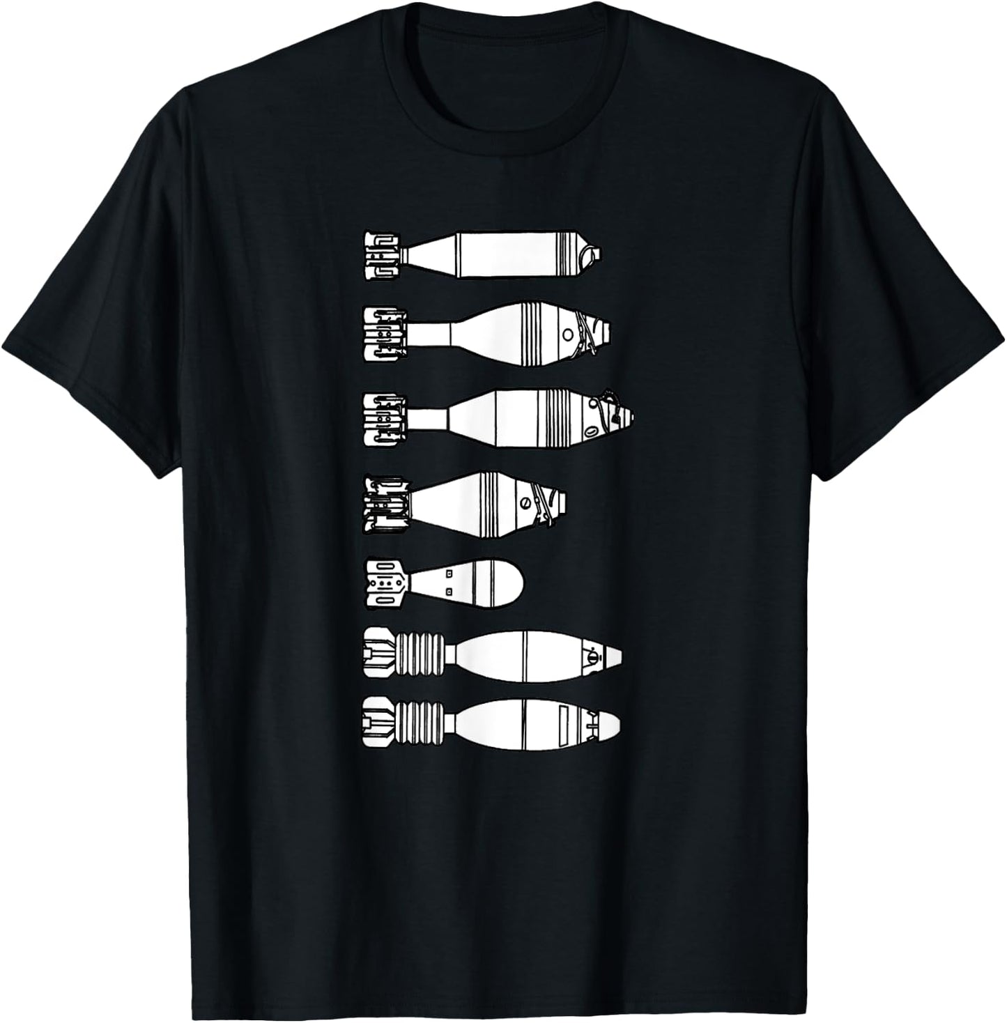 Mortarman Infantry Fragmentation Incendiary Rounds 11B 11C T-Shirt - T-Shirt | Black