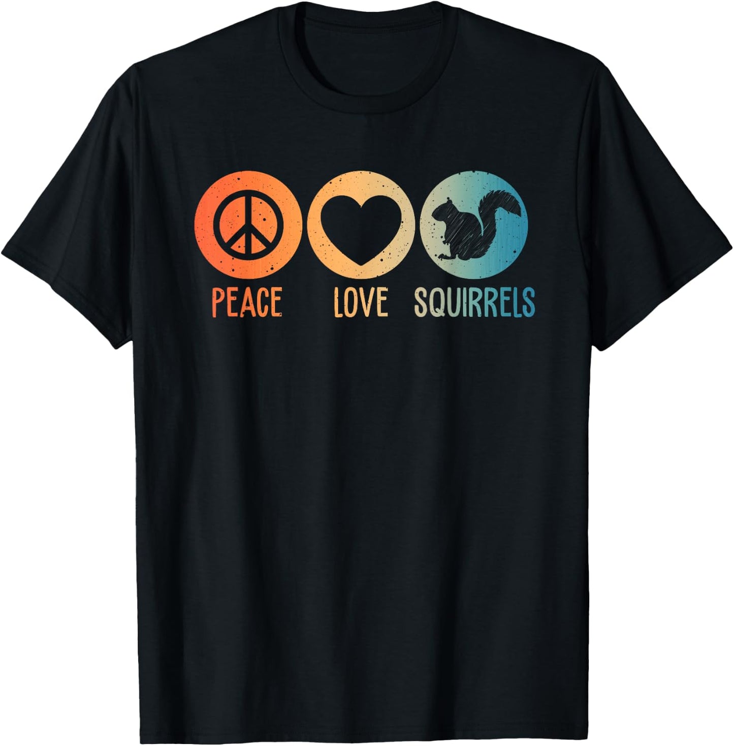 Funny Squirrel Novelty Design Squirrel Lover Men Women Kids T-Shirt - T-Shirt | Black