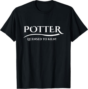 Pottery Pottery Ceramic Handmade Clay Gift T-Shirt - T-Shirt | Black