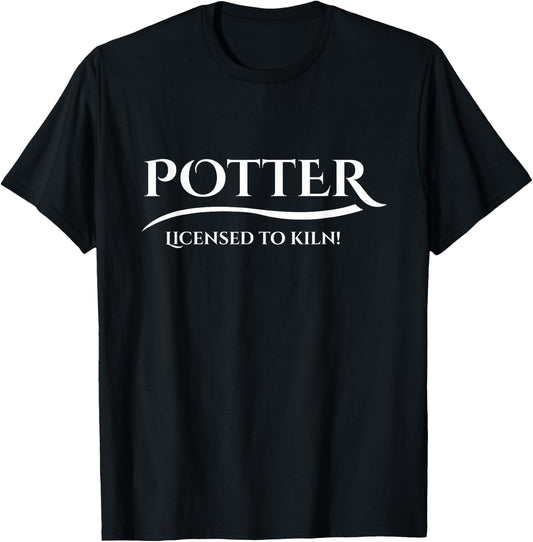Pottery Pottery Ceramic Handmade Clay Gift T-Shirt - T-Shirt | Black