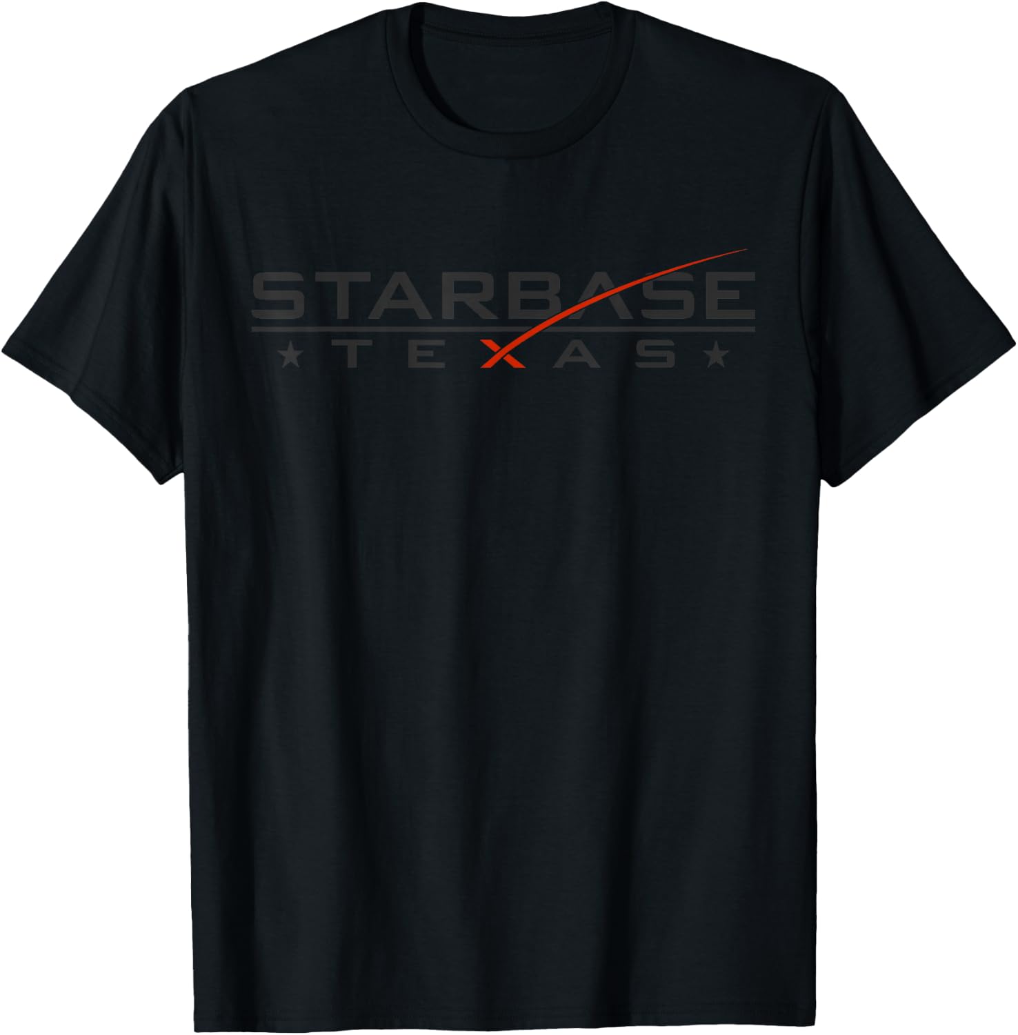 City of STARBASE Cameron County Texas Boca Chica Starship T-Shirt - T-Shirt | Black