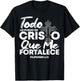 Christian Spanish Religious Bible Verse Saying T-Shirt - T-Shirt | Black